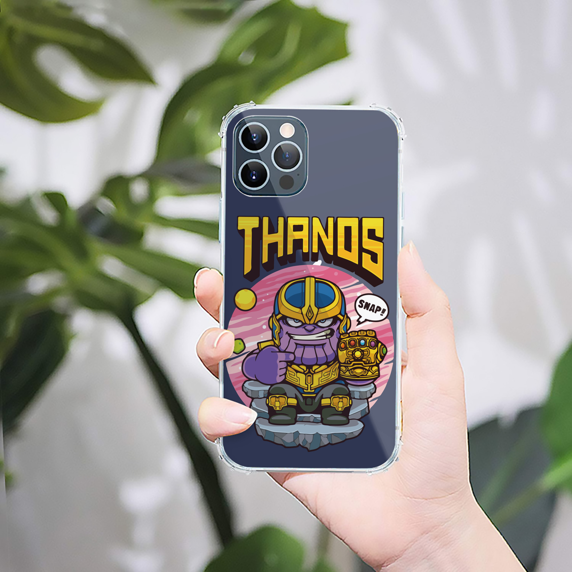 （画像用） アベンジャーズ The Avengers 【iPhone 12シリーズ対応】透明スマホケース（クリアソフトケース）